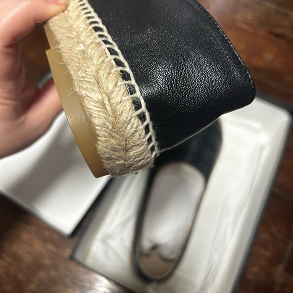 All Black Chanel Lambskin Espadrilles - Picture 12 of 16